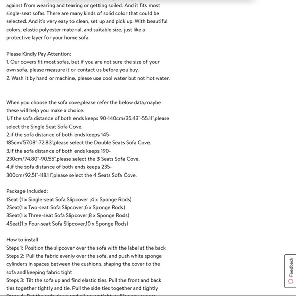 Gray couch cover stretchable soft new - Picture 3 of 6